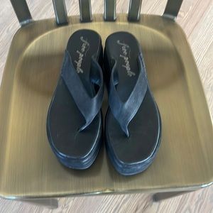 Free People platform leather sandals